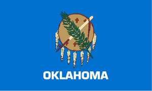 State of Oklahoma 3x5 Flag