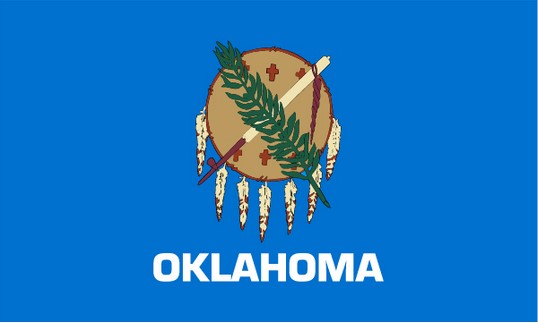 State of Oklahoma 3x5 Flag
