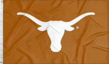 Load image into Gallery viewer, Orange University of texas applique flag for sports decor
