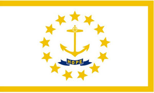 State of Rhode Island 3x5 Flag