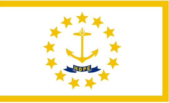 State of Rhode Island 3x5 Flag