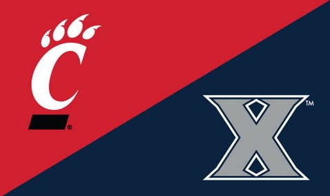 University of Cincinnati - Xavier University 3x5 House Divided Flag