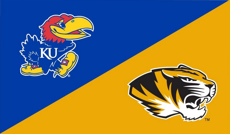 University of Kansas - University of Missouri 3x5 House Divided Flag