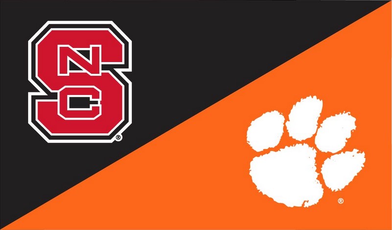 North Carolina State University - Clemson University 3x5 House Divided Flag