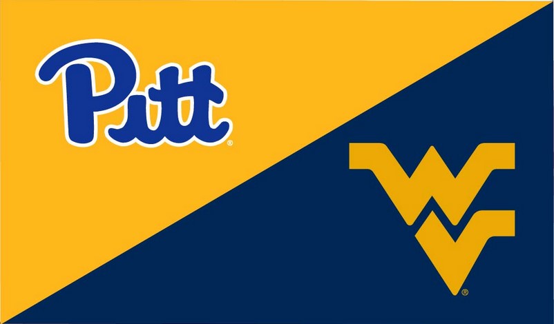 University of Pittsburgh - West Virginia University 3x5 House Divided Flag