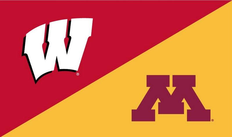 University of Wisconsin - University of Minnesota 3x5 House Divided Flag