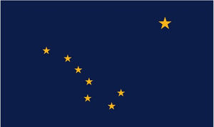 State of Alaska 3x5 Flag