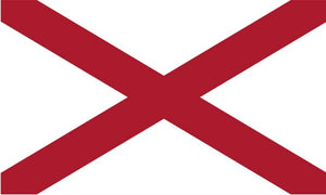 State of Alabama 3x5 Flag