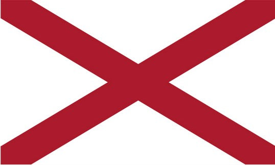 State of Alabama 3x5 Flag