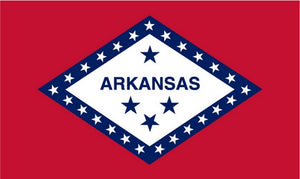 State of Arkansas 3x5 Flag