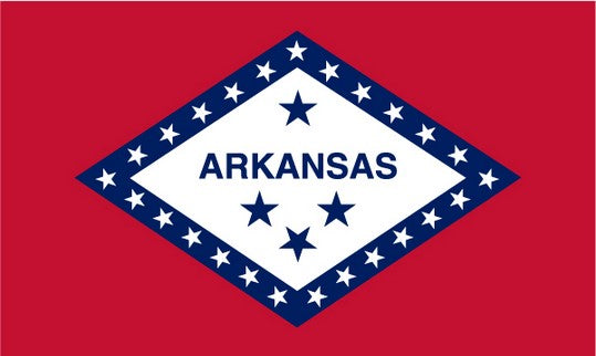 State of Arkansas 3x5 Flag
