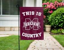 Load image into Gallery viewer, this is mississippi state country garden flag hung for yard decor
