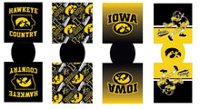 Load image into Gallery viewer, four university of iowa hawkeyes can coolers
