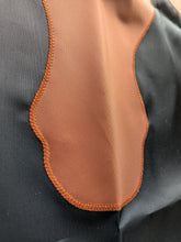 Load image into Gallery viewer, Orange hand sewn longhorns logo of Black University of Texas Applique Flag for indoor home decor

