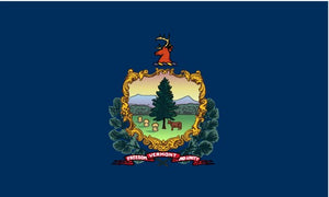 State of Vermont 3x5 Flag