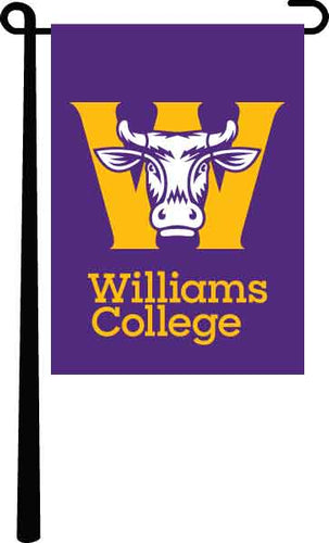 purple Williams College Garden Flag for yard decor