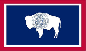 State of Wyoming 3x5 Flag