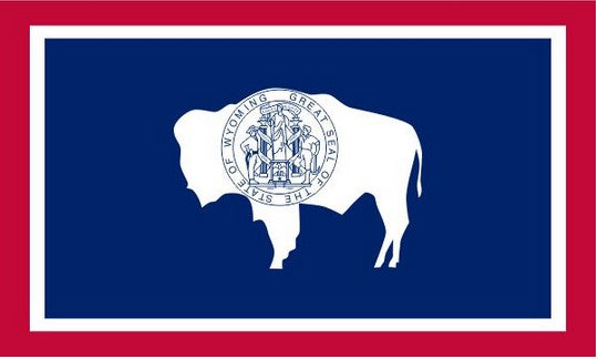 State of Wyoming 3x5 Flag