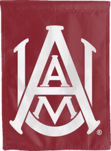 Load image into Gallery viewer, maroon alabama A&amp;M university double sided house flag for man cave decor
