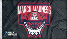 Load image into Gallery viewer, arizona basketball march madness 2026 flag for college dorm decor
