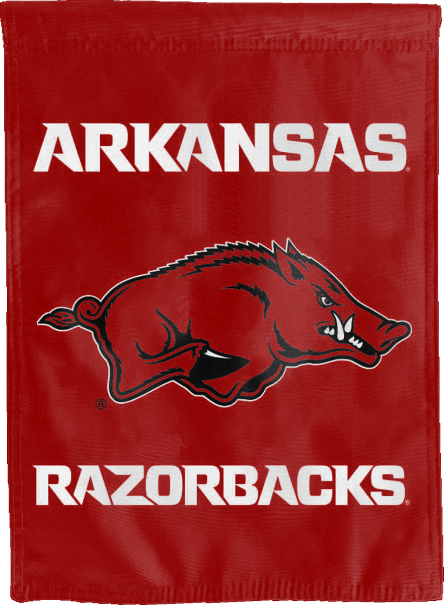Arkansas Razorbacks Double Sided House Flag – A to Z Flags, LLC