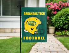 Load image into Gallery viewer, green arkansas tech football garden flag for yard decor
