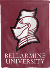 Load image into Gallery viewer, maroon bellarmine university double sided house flag for game day decor

