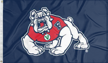 Load image into Gallery viewer, blue fresno state university flag for college dorm decor
