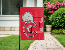 Load image into Gallery viewer, red california state university channel islands double sided garden flag for yard decor
