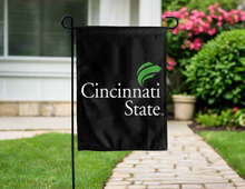 Load image into Gallery viewer, black cincinnati state university double sided garden flag for yard decor
