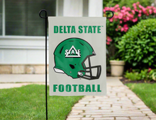 Load image into Gallery viewer, grey delta state football garden flag for yard decor
