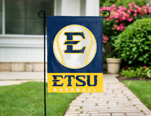 Load image into Gallery viewer, etsu baseball double sided garden flag for yard decor
