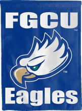 Load image into Gallery viewer, blue fgcu eagles double sided house flag for man cave decor
