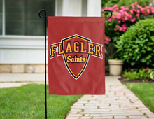 Load image into Gallery viewer, red flagler college saints double sided garden flag for yard decor
