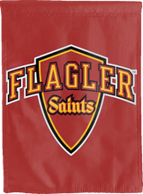 Load image into Gallery viewer, red flagler college saints double sided house flag for game day decor

