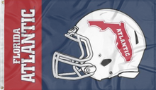 Load image into Gallery viewer, florida atlantic university football flag for college dorm decor
