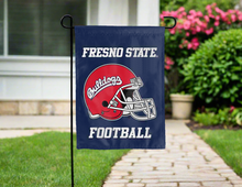 Load image into Gallery viewer, blue fresno state bulldogs football garden flag for yard decor
