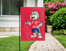 Load image into Gallery viewer, red fresno state victor e bulldog garden flag for yard decor
