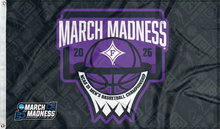 Load image into Gallery viewer, furman basketball march madness 2026 flag for college dorm decor
