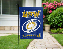Load image into Gallery viewer, blue Georgia southwestern state university double sided garden flag for yard decor
