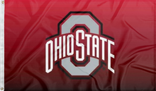 Load image into Gallery viewer, gradient ohio state university buckeyes flag for college dorm decor
