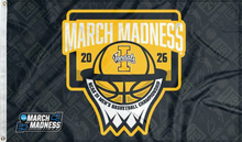 Load image into Gallery viewer, idaho basketball march madness 2026 flag for college dorm decor
