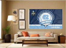Load image into Gallery viewer, indoor display of north carolina college world series 2026 flag for man cave decor
