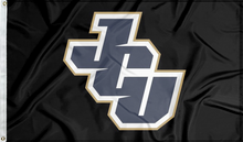 Load image into Gallery viewer, black john carroll university flag for college dorm decor
