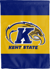 Load image into Gallery viewer, kent state university double sided house flag for man cave decor
