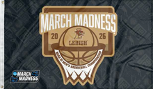 Load image into Gallery viewer, lehigh basketball march madness 2026 flag for college dorm decor
