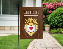 Load image into Gallery viewer, brown lehigh university double sided garden flag for yard decor
