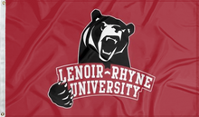 Load image into Gallery viewer, red lenoir rhyne university 3x5 falg for college dorm decor
