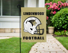 Load image into Gallery viewer, gold lindenwood football garden flag for yard decor
