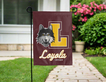 Load image into Gallery viewer, loyola university chicago double sided garden flag for yard decor
